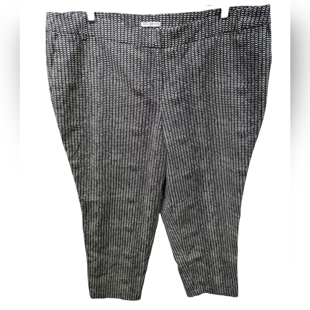 Dalia Collection Printed Ankle Length Pants Sz 20W